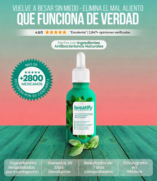 BREATIFY™ - GOTAS CONTRA EL MAL ALIENTO